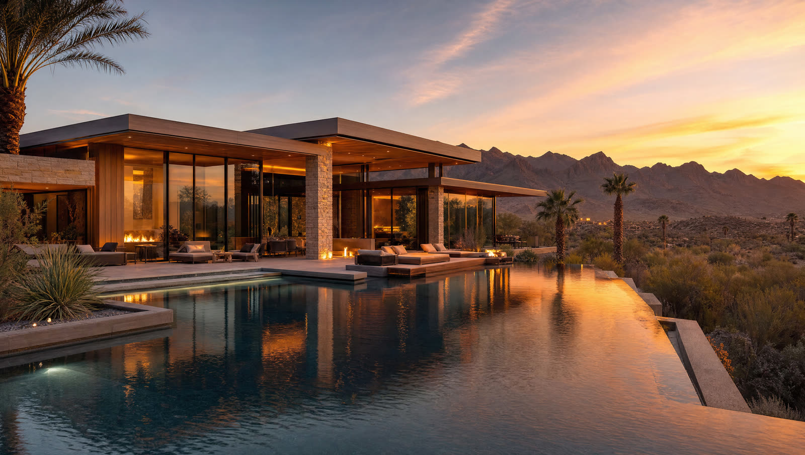 01 Exterior, golden hour